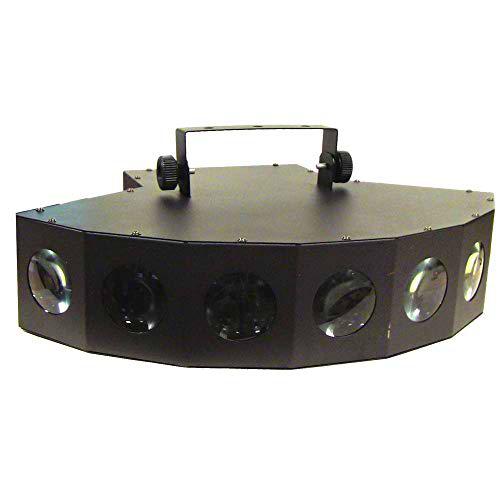 Cablematic - DMX512 LED Bombillas Derby Efecto de luz 7