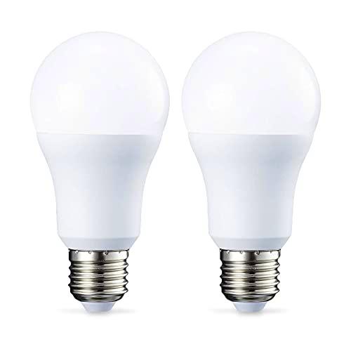 Amazon Basics Bombilla LED Esférica E27, 10W (equivalente a 75W)