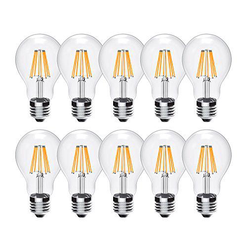 Imperia 6013106 Bombilla LED gota E27, 8 W, 10.6 x 6 x 6 cm, 10 unidad