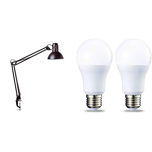 Maul 8230590 MAULstudy - Lámpara de bajo consumo + Amazon Basics Bombilla LED Esférica E27