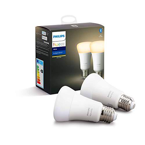 Philips Hue Pack de 2 Bombillas LED Inteligentes E27