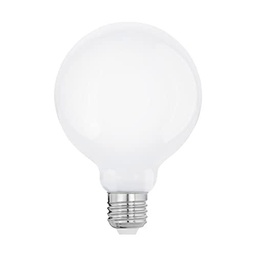 EGLO LM E27 Bombilla LED, 8 W, Blanco, Diámetro : 9,5 cm