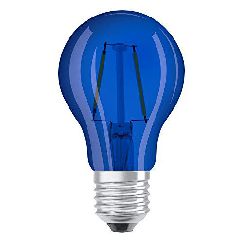 Osram 815995 Bombilla LED E27, 2 W, Azul