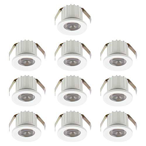 SIGMALED LIGHTING Pack 10 MINI FOCOS LED 3W, regulable