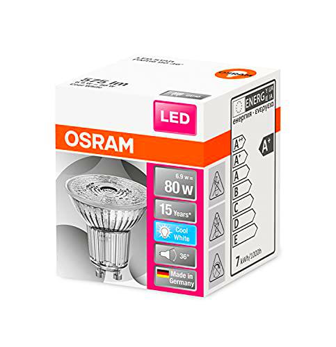 OSRAM LED STAR PAR16 Lote de 10 x Bombilla LED reflectora 