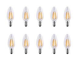 Electraline 92280 - Bombilla LED con filamento de bajo Consumo (10 Unidades