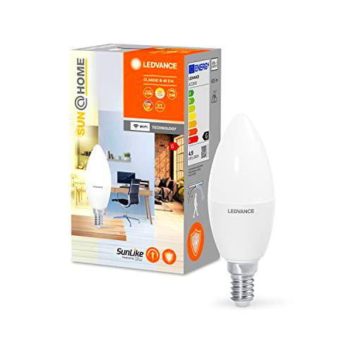 LEDVANCE SUN@HOME Lámpara LED E14 4,9W sustituye a 25W