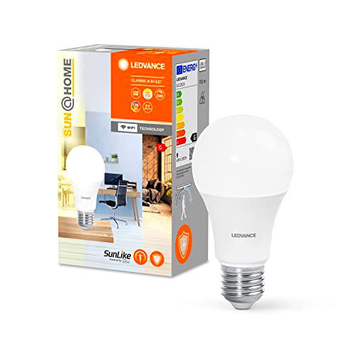 LEDVANCE SUN@HOME Lámpara LED E27 con 9W sustituye a 40 W