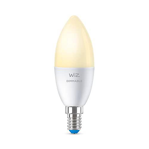 Wiz - Bombilla Inteligente, Led E14, 40 W, Wi-Fi Bluetooth