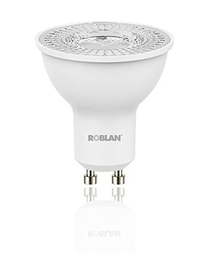 Roblan GU10P03B, Bombilla LED GU10 3,6W 270lm 220-240V Blanca 6500K 110º