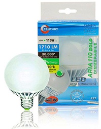 Bombilla globo LED, 18 W, base E27