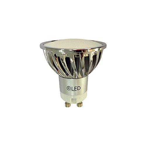 RLED Bombilla LED GU10, 7 W, Luz cálida, 10 unidades