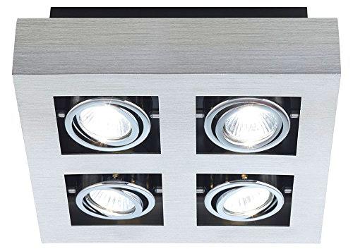 EGLO LOKE Foco de superficie Gris GU10 35 W D - Punto de luz (Foco de superficie