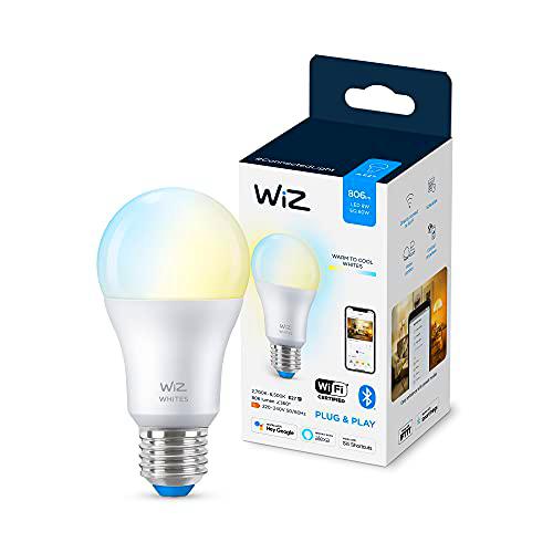 Wiz - Bombilla Inteligente, Led E27, 60 W, Wi-Fi Bluetooth