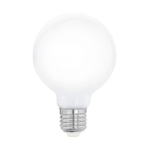 EGLO LM E27 Bombilla LED, 7 W, Blanco, L 120 mm Diámetro 80 mm