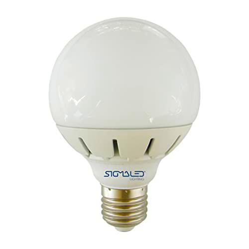 SIGMALED LIGHTING - Bombilla LED GLOBO G80 E27 10 W (equivalente 60 W)