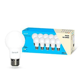 Garza - Pack de 10 Bombillas LED Estándar A60, 5.5W (equivalente a 40W de incandescencia)