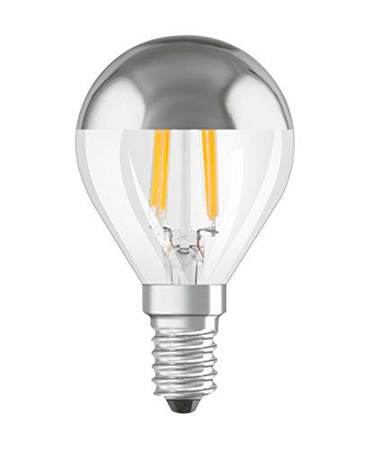 Osram 810433 Bombilla LED 4 W, Blanco, Forma Esférica E14, 6 Unidades