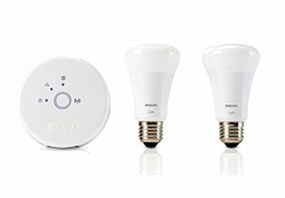 Philips Hue Lux - Set de 2 bombillas, 9W, E27