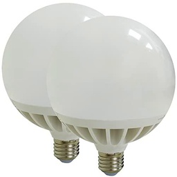 LED ATOMANT Pack 2x Bombilla LED E27 G120 Potentisima 25W