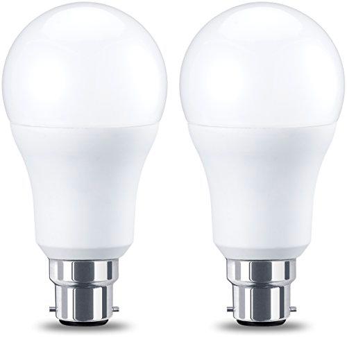 Amazon Basics Bombilla LED B22, 10.5W (equivalente a 75W)