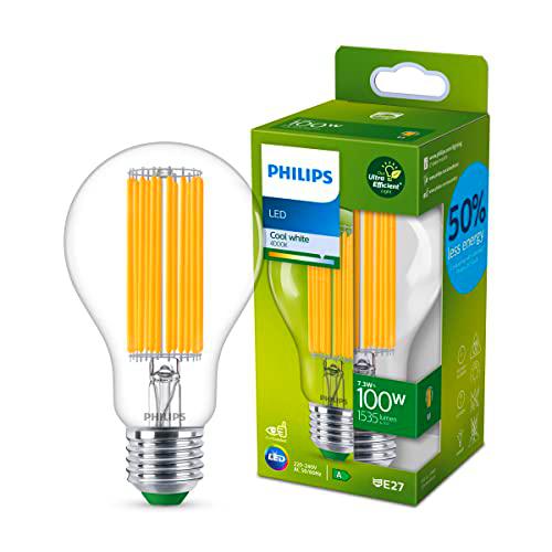 Philips Bombilla LED (A+), Filamento, Casquillo E27