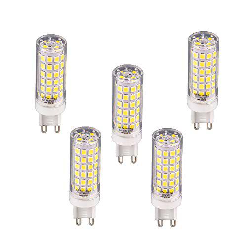 BOMBILLA LED G9 6000 K LUZ FRIA 9W 720 LM (5-unidades)