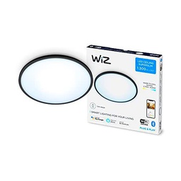 Philips - Plafon led Wiz 14W 1300 LM 250mm Marco Negro EDM 93551