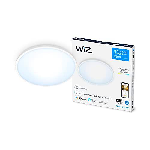 Philips - Plafon led Wiz 14W 1300 LM 250mm Marco Blanco EDM 93550