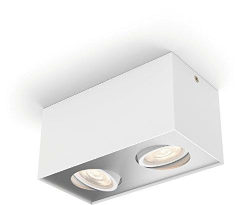 Philips myLiving 5049231P0 - Punto de luz de 2 bombillas LED