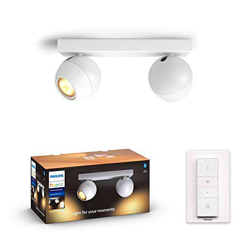 Philips Hue - Lámpara inteligente, Hue Buckram, Barra LED Inteligente