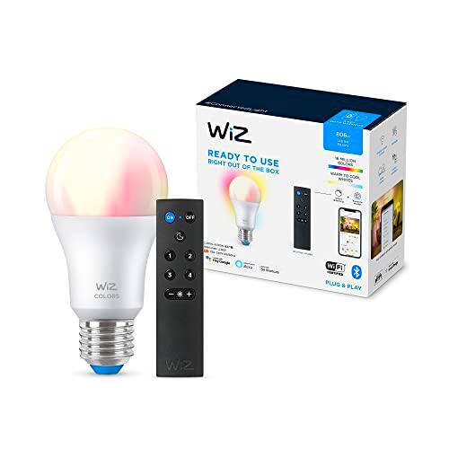 Wiz - Kit Bombilla Inteligente + Control Remoto, Led E27