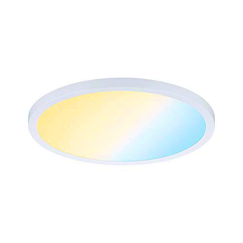 Paulmann 93044 Panel LED, luminaria empotrable Areo VariFit IP44 Zigbee Tunable White 230 mm Red