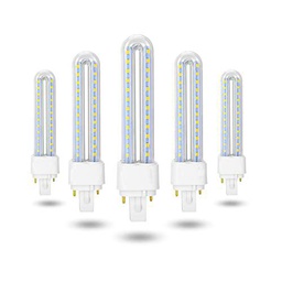 Pack 5 und Bombilla LED - Luz fría 6400K, 1200 Lúmenes