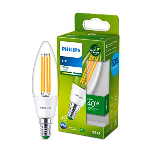 Philips Lighting - Bombilla Led Ultraeficiente filamento 2,3w (Eq