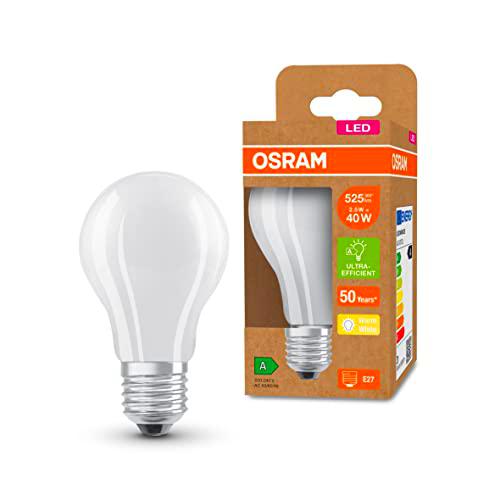 Osram Lámpara LED de ahorro de energía, bombilla esmerilada