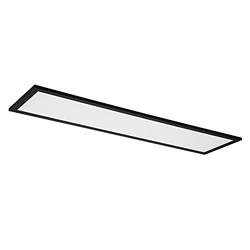 LEDVANCE Lámpara de techo LED negra, 30W, 1700LM, 3000-6500K