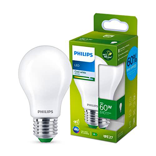 Philips Bombilla LED Mate Eficiente, Casquillo E27 4W