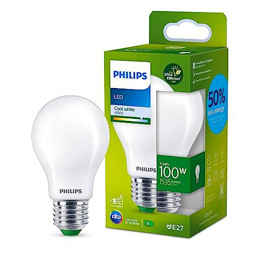 Philips Bombilla LED Mate Eficiente, Casquillo E27 7.3W