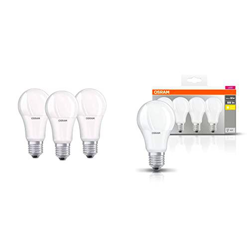 OSRAM 819412 Bombilla LED E27, 13 W, Blanco, 3 Unidad (Paquete de 1)