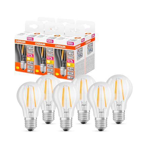 OSRAM Lámpara LED SUPERSTAR+ CLASSIC A FIL 40, E27