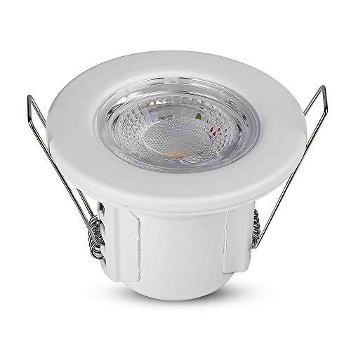 V-TAC VT-885 5W Faros Firated Montaje con Samsung Chip Day Blanco 4000K -Blanco 10 unidades/Paquete