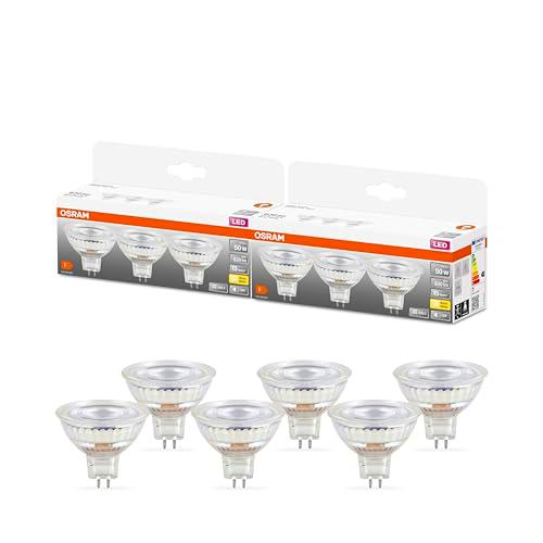 OSRAM Lámpara reflectora LED, bajo voltaje LED SPOT MR16 GL 50