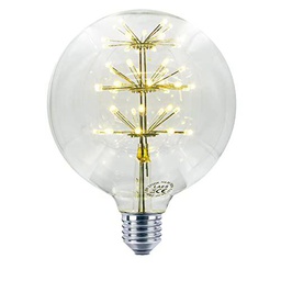 LAES. Globe 125mm. Star Tree Bombilla Led Decorativa Clara 230v 1,8w 2700k e27