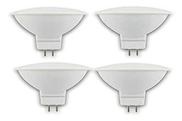 Pack de 4 und. Bombilla dicroica LED de 6500K 6W(Pack Ahorro 4 Bombillas MR16)