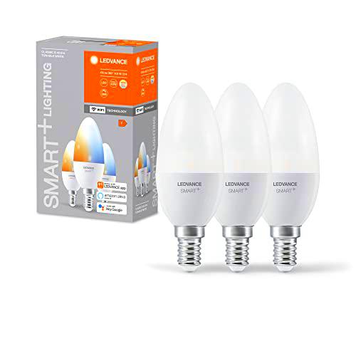 LEDVANCE Smarte LED-Lampe mit WiFi Technologie, Sockel E14