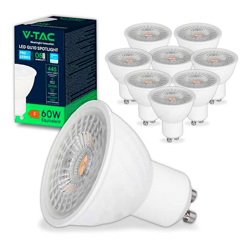 V-TAC 10x Bombillas LED GU10-6W (Equivalente a 6W)