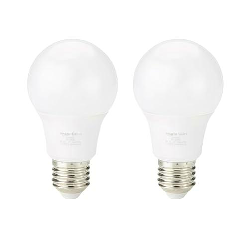 Amazon Basics - Bombilla LED, rosca Edison, casquillo E27