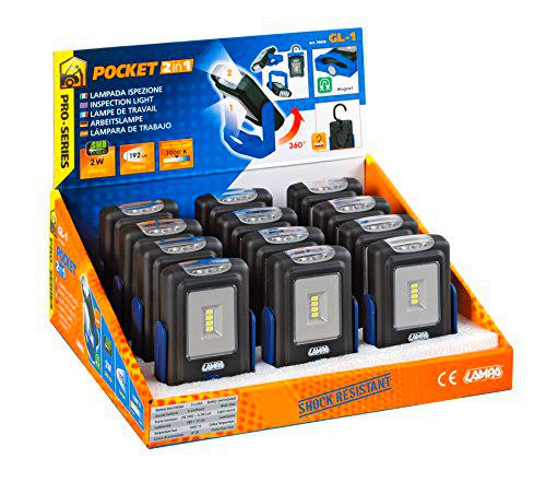 GL-1, LED Inspection Light with Torch - Display 12 pcs