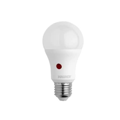 MAURER Bombilla Led Esfera Con Sensor Crepuscular. Rosca E27